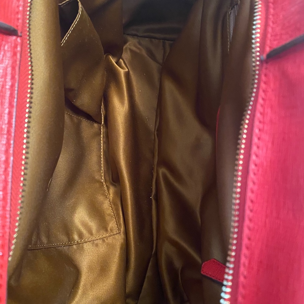 Original Red Coach hand bag - Picture 3 of 4